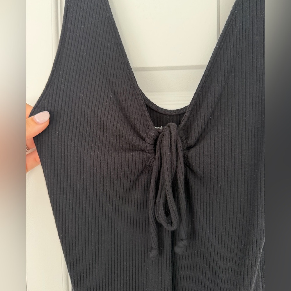 Abercrombie & Fitch Black Ribbed Bodysuit